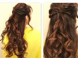 Cute Easy Down Hairstyles for Long Hair Cute Twisted Flip Half Up Half Down Fall Hairstyles for