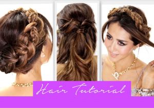 Cute Easy Fancy Hairstyles Easy Braid Hairstyles 2 Minute Fancy Pony Braid