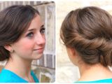 Cute Easy Fancy Hairstyles Easy Twist Updo Prom Hairstyles