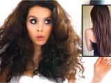 Cute Easy Hairstyles after Shower Straight Hair without Heat Curly Hair Tutorial