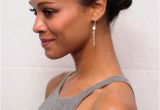 Cute Easy Hairstyles for African American Hair African American Daily Hairstyles Zoe Saldana Cute