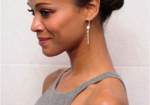 Cute Easy Hairstyles for African American Hair African American Daily Hairstyles Zoe Saldana Cute