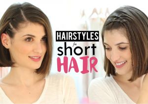 Cute Easy Hairstyles for Girls with Short Hair Hairstyles for Short Hair Tutorial