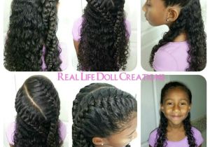 Cute Easy Hairstyles for Mixed Hair Real Life Doll Creations Hair for Little Girls Little