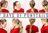 Cute Easy Hairstyles for School Days 7 Days Of Ponytails