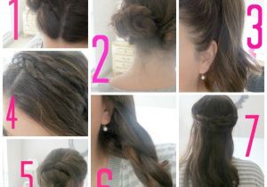 Cute Easy Hairstyles for School Step by Step Easy Hairstyles for School for Teenage Girls Step by Step