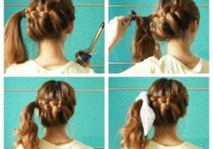 Cute Easy Hairstyles for School Step by Step Pretty Cute Braided Updo Hairstyles for Medium Hair