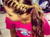 Cute Easy Hairstyles for Sports Easy Hairstyle French Braid Your Bangs and Pull Back Into