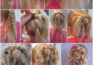 Cute Easy Hairstyles Simple Braided Flower Updo 517 Best Fancy Updo S Images On Pinterest