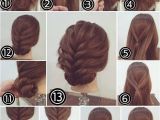Cute Easy Hairstyles Simple Braided Flower Updo Cute Easy Updos for Long Hair How to Do It Yourself