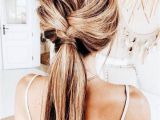 Cute Everyday Hairstyles Tumblr Cute Twisted Ponytail Easy Hairstyle Hair Ideas and Hairstyles