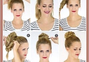 Cute Fast Hairstyles for Thick Hair Cute Quick Updos for Shoulder Length Hair