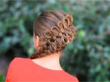 Cute Girl Hairstyles Bow Diagonal Bow Braid Popular Hairstyles