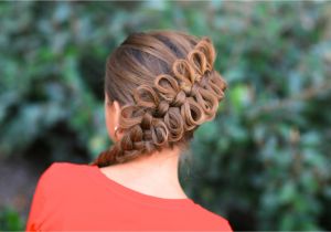 Cute Girl Hairstyles Bow Diagonal Bow Braid Popular Hairstyles