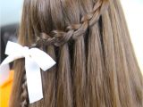 Cute Girl Hairstyles Waterfall Braid Dutch Waterfall Braid Cute Girls Hairstyles