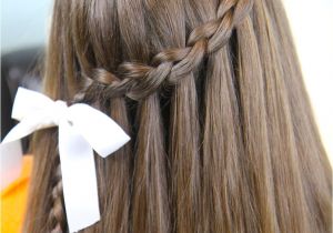 Cute Girl Hairstyles Waterfall Braid Dutch Waterfall Braid Cute Girls Hairstyles