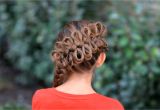 Cute Girl Hairstyles with Braids Diagonal Bow Braid Popular Hairstyles