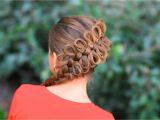 Cute Girls Hairstyles Bow Braid Women Fashion Updates Diagonal Bow Braid Hairstyle for Girls