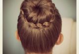 Cute Girls Hairstyles Braided Bun Simple Hairstyle Cute Girl