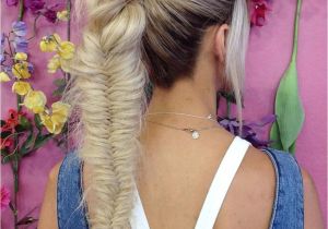 Cute Girls Hairstyles Ladder Braid Braided Ponytail Ideas 40 Cute Ponytails with Braids
