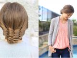 Cute Girls Hairstyles Youtube Channel the Woven Updo