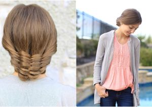 Cute Girls Hairstyles Youtube Channel the Woven Updo