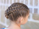 Cute Girls Hairstyls How to Create A Zipper Braid Updo Hairstyles