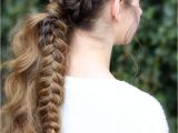 Cute Girls Hairstyls the Viking Braid Ponytail Hairstyles for Sports