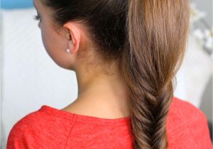 Cute Gurls Hairstyles Fluffy Fishtail Braid Hairstyles for Long Hair