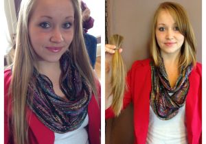 Cute Hairstyles after Donating Hair before and after Hair Cut Locks Of Love Donations Long Hair to