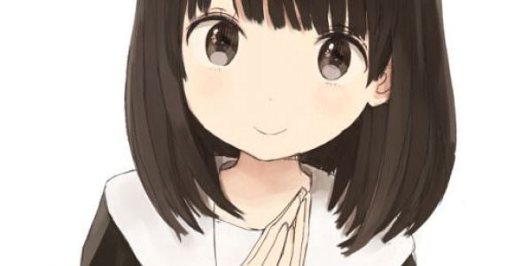 Cute Hairstyles Cartoon Short Black Hair Girl Anime Drawing Drawing Pinterest