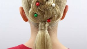 Cute Hairstyles Christmas for An Easy Christmas Hairstyle Try This Cute Christmas Tree Braid