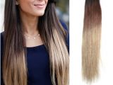 Cute Hairstyles Clip Extensions Two Colors Ombre Indian Remy Clip In Hair Extensions Od005 Clip In