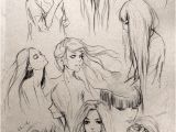 Cute Hairstyles Drawing Fantasy "girl" Hair Art Drawing In 2019 Pinterest