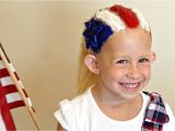 Cute Hairstyles for 4th Of July 4th Of July Flag Hairstyle Hair 101 Cute Tutorial