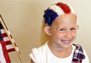 Cute Hairstyles for 4th Of July 4th Of July Flag Hairstyle Hair 101 Cute Tutorial