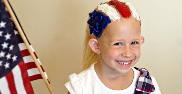 Cute Hairstyles for 4th Of July 4th Of July Flag Hairstyle Hair 101 Cute Tutorial