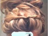 Cute Hairstyles for A 7th Grade Dance Hairstyle Braid Bun Messy soo Cute Hair Styles