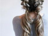 Cute Hairstyles for A Date Watch How to Do Your Own Jumbo Pull Through Braid Pigtails Perfect