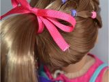 Cute Hairstyles for Ag Dolls Easy Easter Hair Do for Dolls
