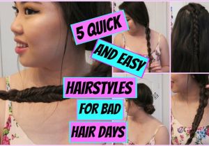 Cute Hairstyles for Bad Hair Days 5 Quick and Easy Heatless Hairstyles for Bad Hair Days