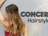 Cute Hairstyles for Country Concerts How to Messy Concert Hair 2 Braided Up Do S