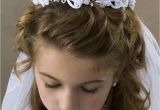 Cute Hairstyles for First Communion Bun Hairstyles for Munion