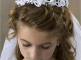 Cute Hairstyles for First Communion Bun Hairstyles for Munion