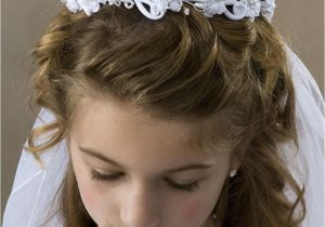 Cute Hairstyles for First Communion Bun Hairstyles for Munion