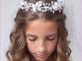Cute Hairstyles for First Communion First Munion Hairstyles Long Hair Latestfashiontips