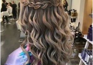 Cute Hairstyles for Grade 6 Graduation Simple Waterfall Braid & Curls Hair and Beauty Tutorials