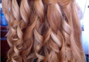 Cute Hairstyles for Graduation Waterfall Braid for Curly Hair