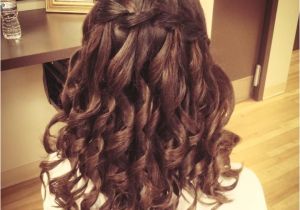 Cute Hairstyles for Graduation Waterfall Braid Prom Hair Hair You Doin Pinterest