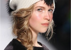 Cute Hairstyles for Hats Cute Cozy Hat Hairstyles to Try This Fall